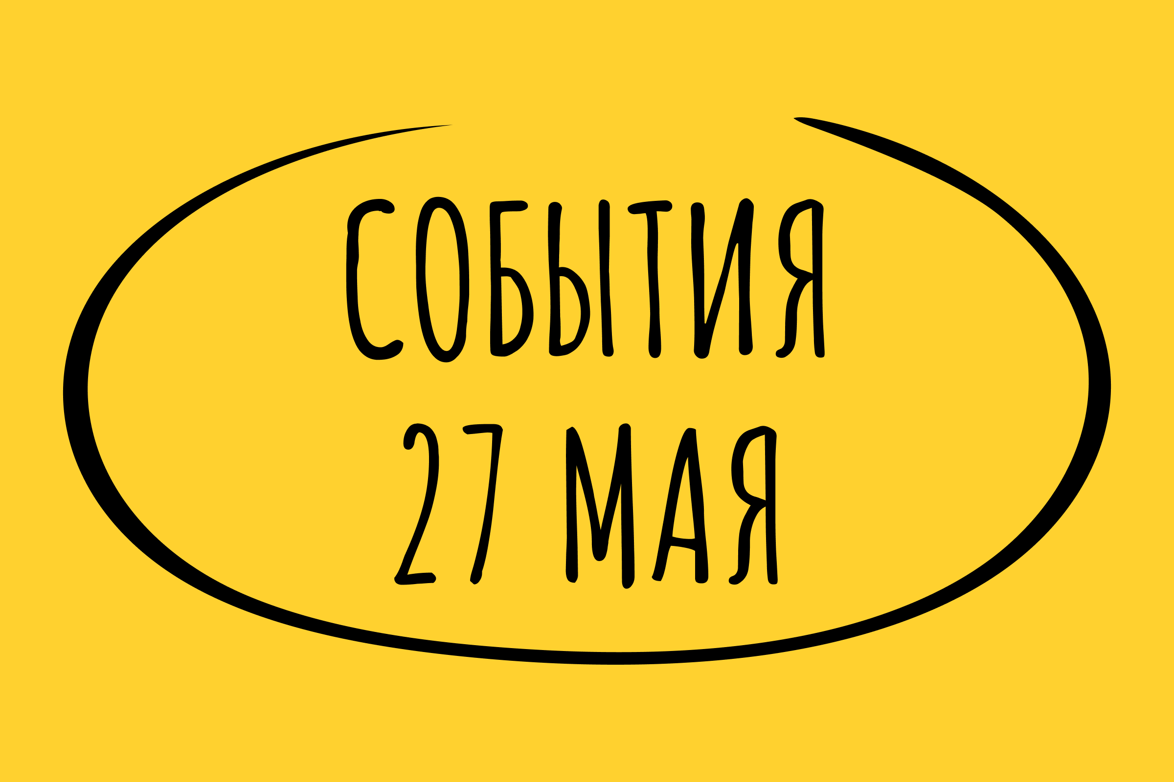 Какие знаменательные события произошли 27 мая