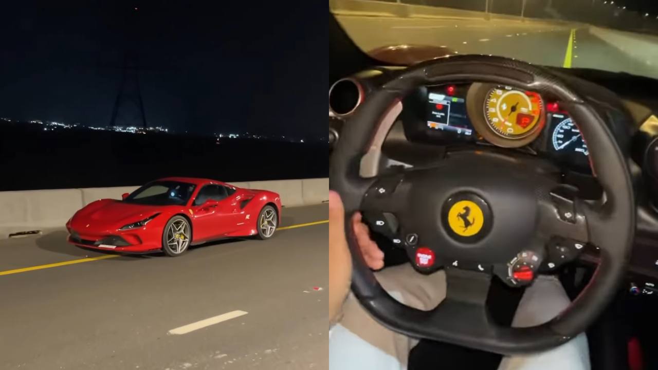 Узбекский автоблогер за несколько секунд разогнал Ferrari F8 до 200 км/ч