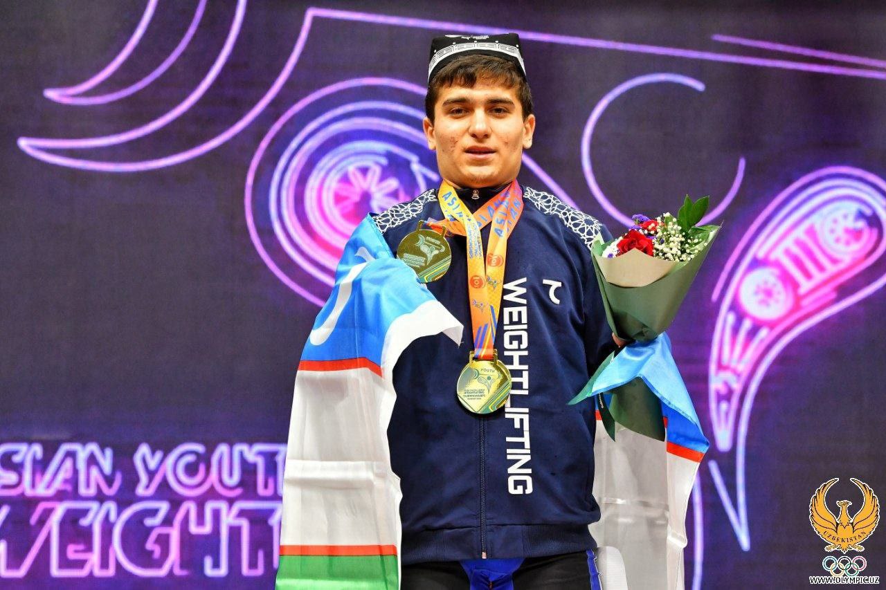 Диёрбек Рузметов завоевал «золото» домашнего ЧА по тяжёлой атлетике