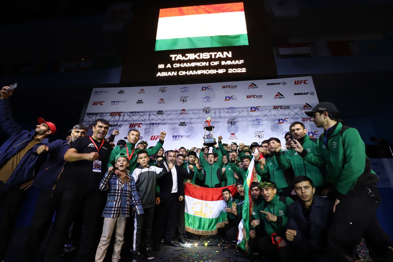 В Душанбе прошел Чемпионат Азии по смешанным боевым искусствам 2022