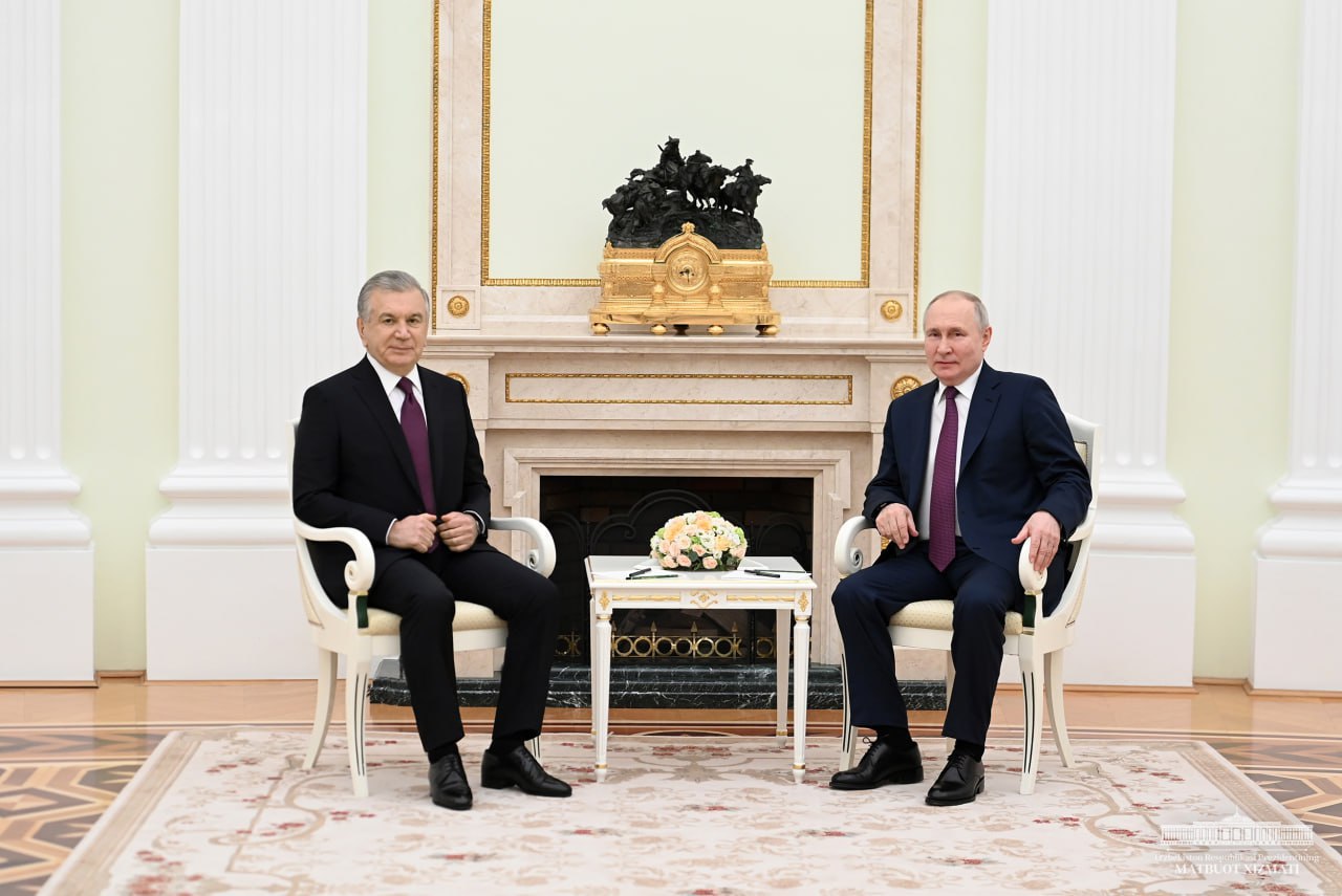 О чем говорили Мирзиёев и Путин в Кремле (главное)