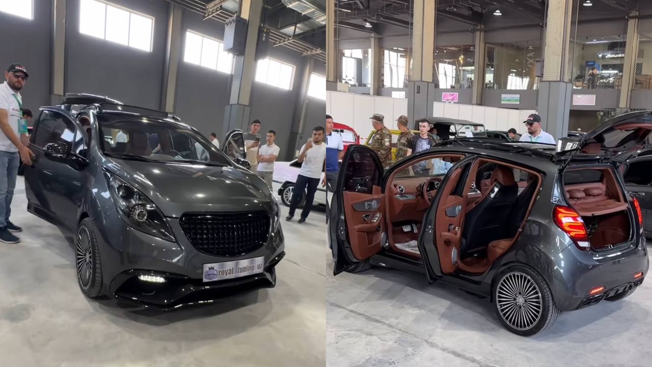 Узбекистанец «вбухал» в тюнинг своего Chevrolet Spark $20 000