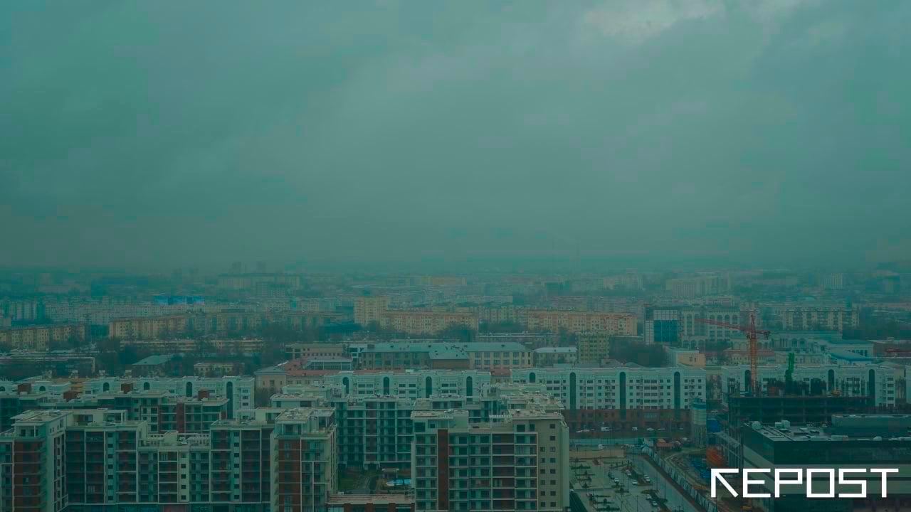 Воздух в Ташкенте на 2 февраля: уровень загрязнения превысил норму в пять раз