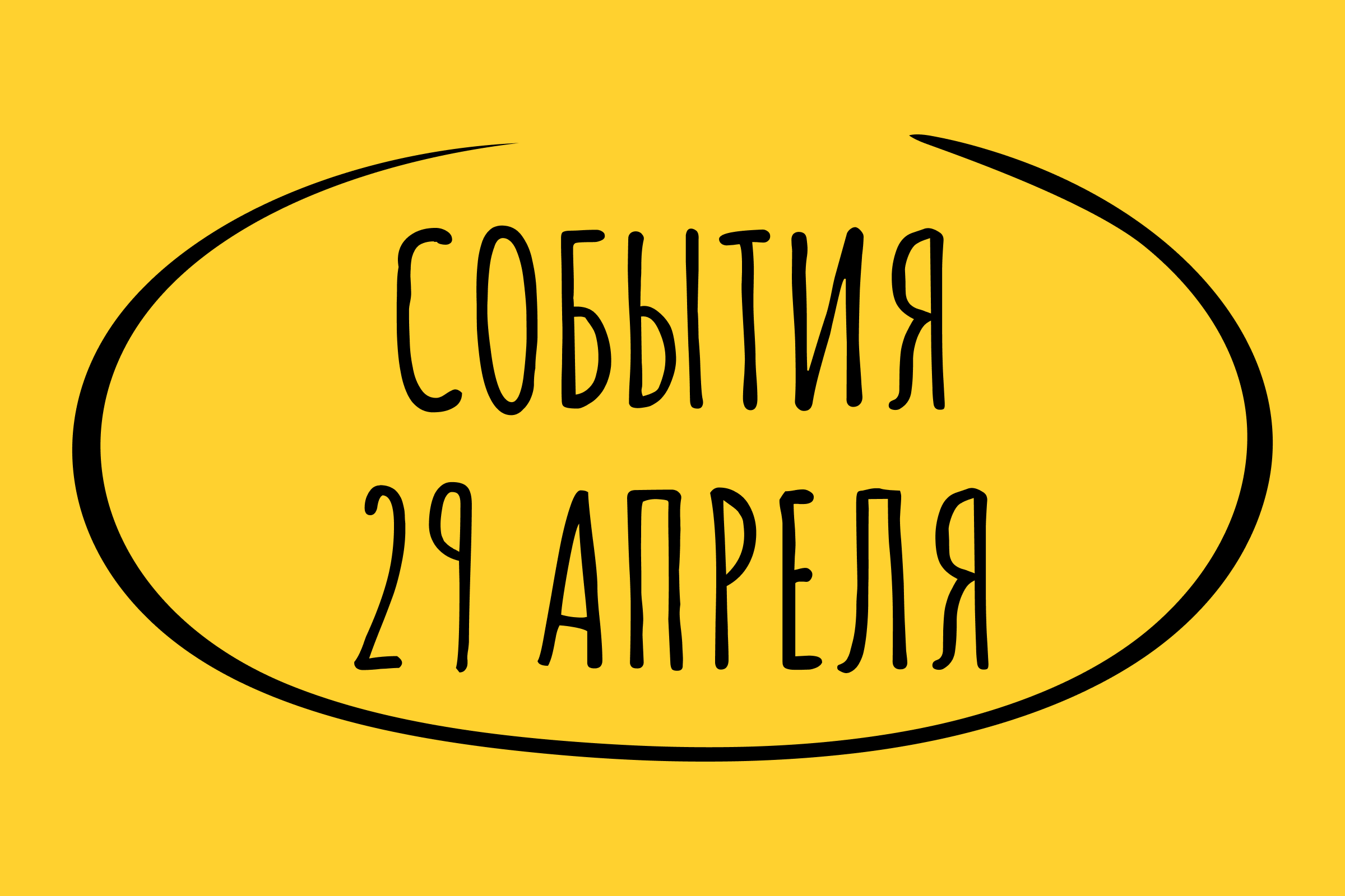 Какие знаменательные события произошли 29 апреля