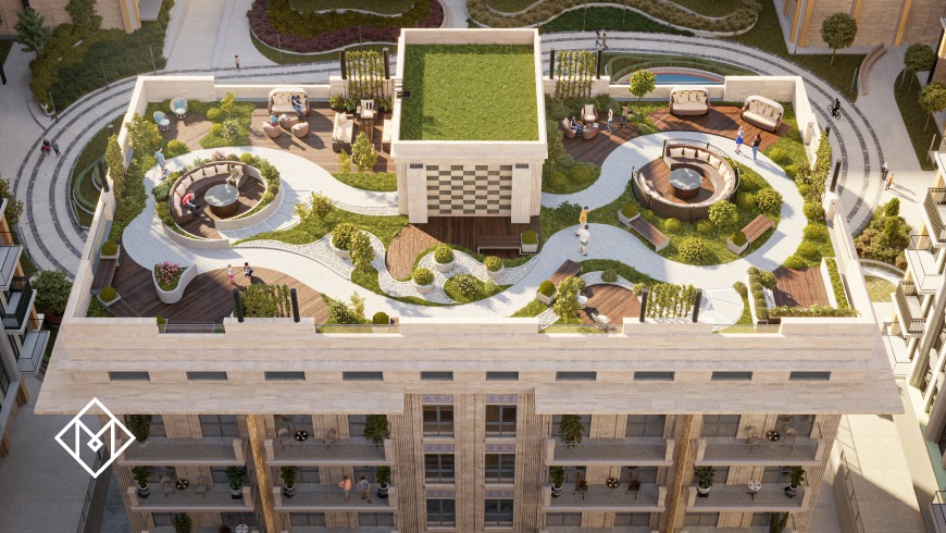 Апартаменты в резиденции премиум-класса с садом на крыше и скидкой до 15%