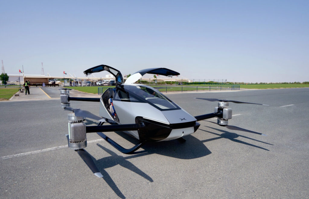 Xpeng протестировал первый летающий автомобиль в Дубае — видео