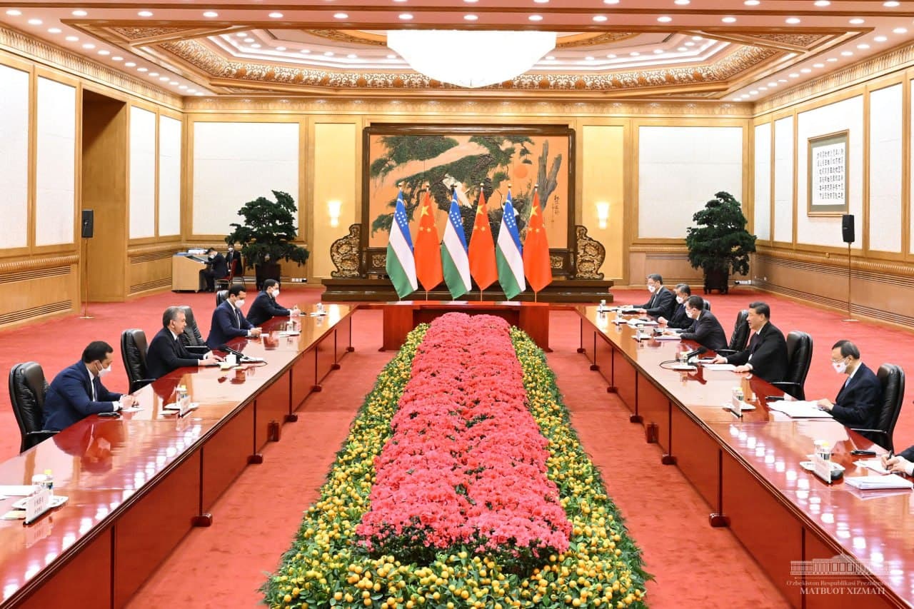 Шавкат Мирзиёев встретился с председателем КНР Си Цзиньпином