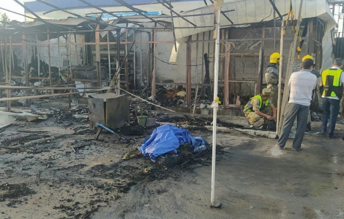 За последние сутки в Самаркандской области сгорело шесть магазинов