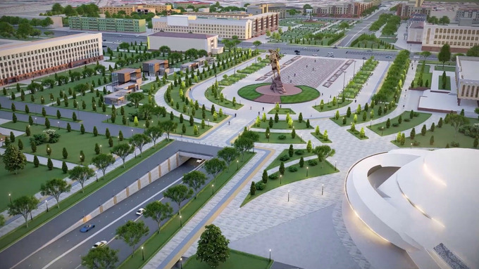 В одном из городов Узбекистана над тоннелем построят главную площадь