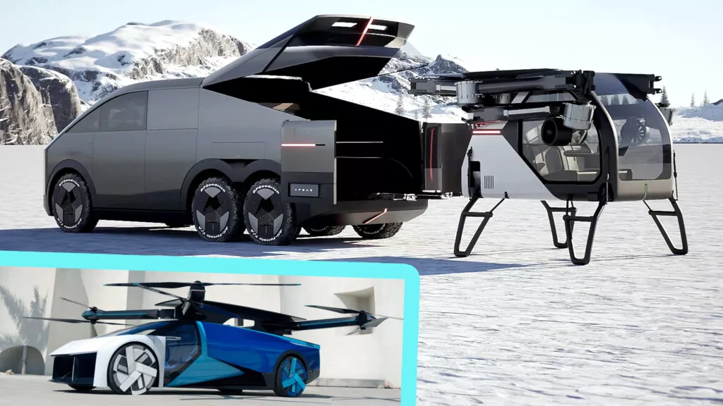 Xpeng презентовал летающий минивэн с опциями авианосца, суперкара и квадрокоптера
