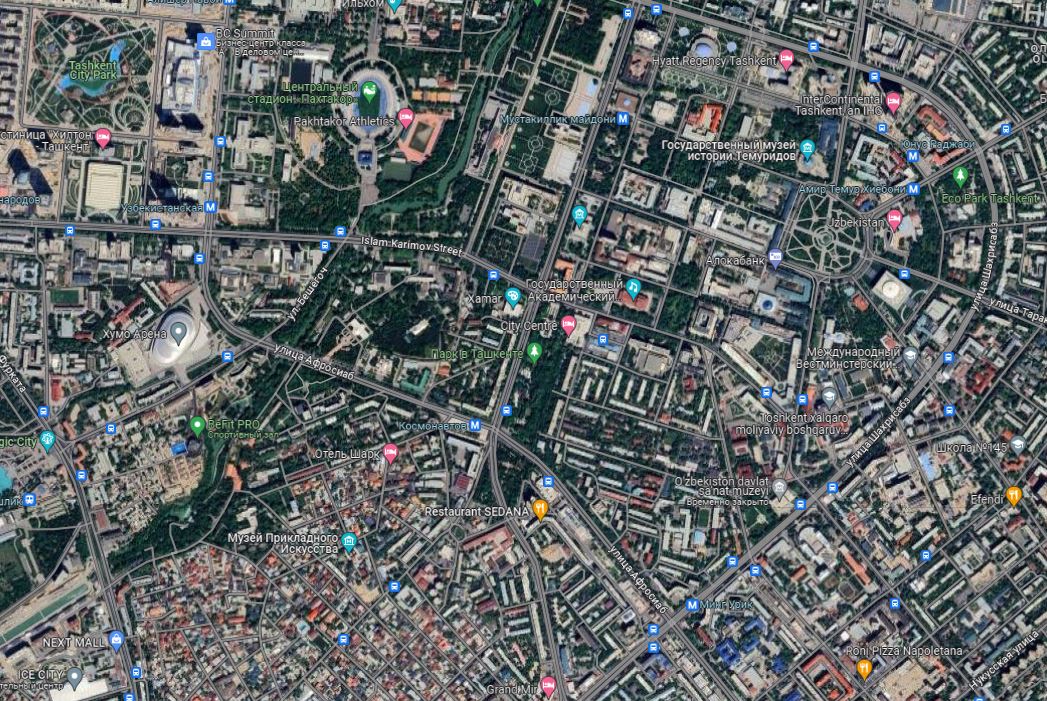 В центре Ташкента перекроют несколько улиц из-за забега