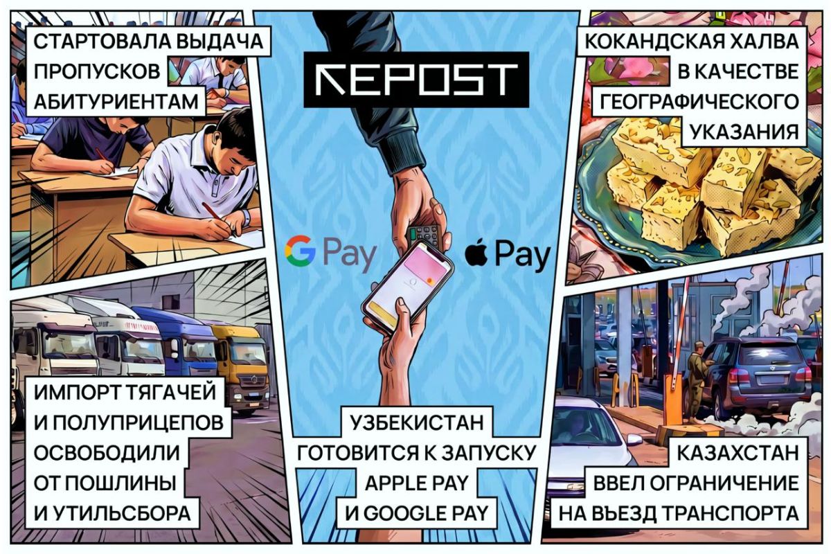 Подборка - последние новости от команды Repost.uz