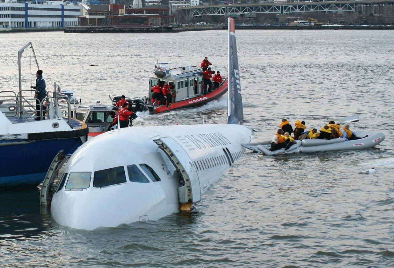 Nyu-Yorkdagi A320 samolyotining qulashi. 2009-yil 15-yanvar<br>