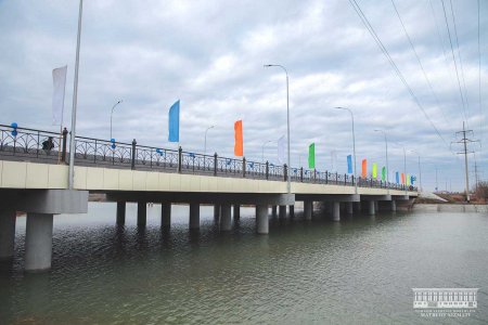 В Ургенче открыли 104 метровый мост 