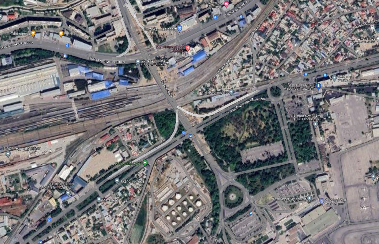 Одну из улиц Ташкента частично перекроют на пять дней (карта)
