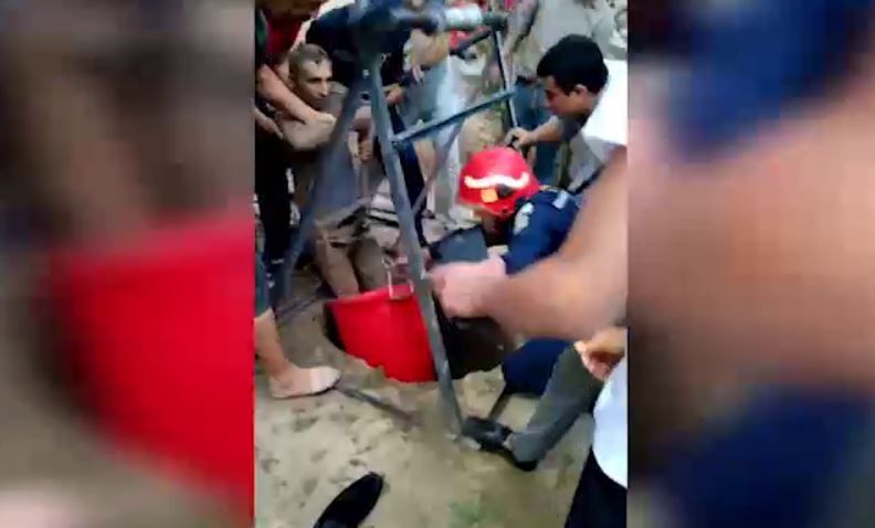 Спасатели достали мужчину из восьмиметрового колодца в Самарканде — видео