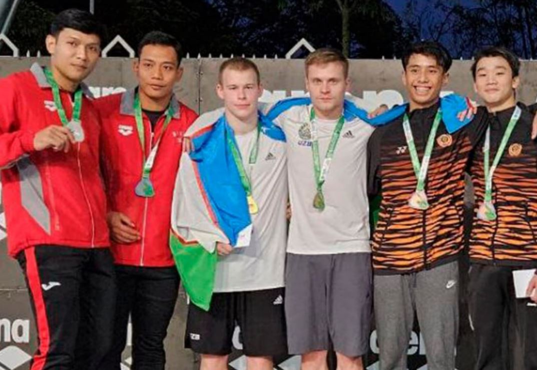 Узбекские прыгуны в воду завоевали золотую медаль турнира в Малайзии