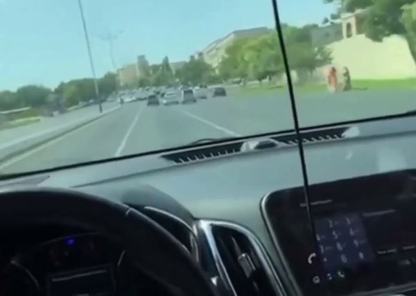 В Ташкенте молодой водитель Equinox устроил ДТП, пытаясь снять эффектное видео
