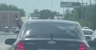 Житель Кашкадарьи запугал «пистолетом» водителей, не уступивших ему дорогу (видео)