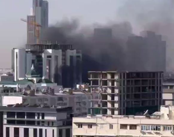 Стали известны детали пожара в бывшем бизнес-центре «Пойтахт»