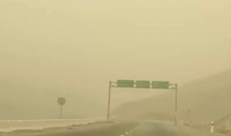 На две области Узбекистана обрушилась пыльная буря (видео)