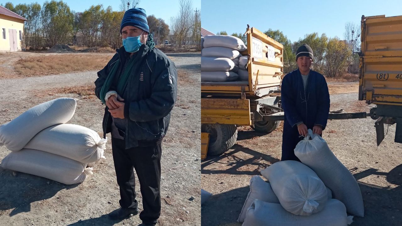 Фермер из Хорезма передал 40 тонн риса нуждающимся семьям