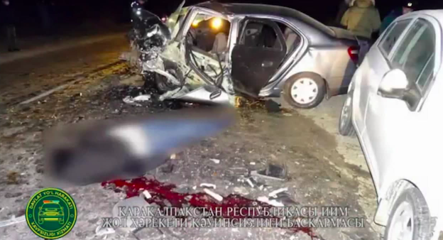 В Каракалпакстане в результате столкновения погибли водители автомобилей Cobalt и Spark