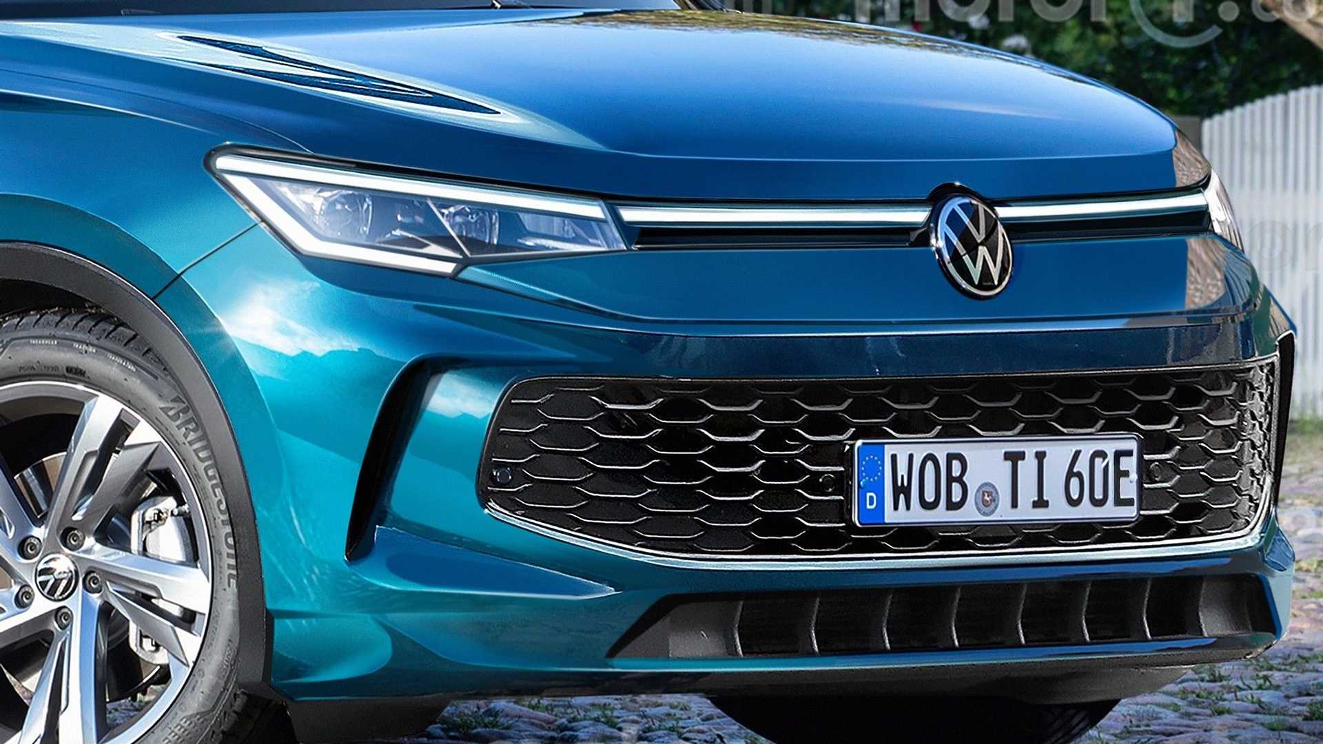 Volkswagen Tiguan получил обновленный дизайн — фото