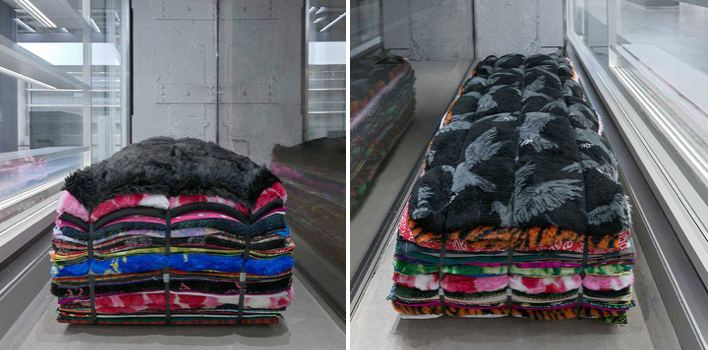 Balenciaga выпустила диваны, напоминающие узбекские курпачи – фото