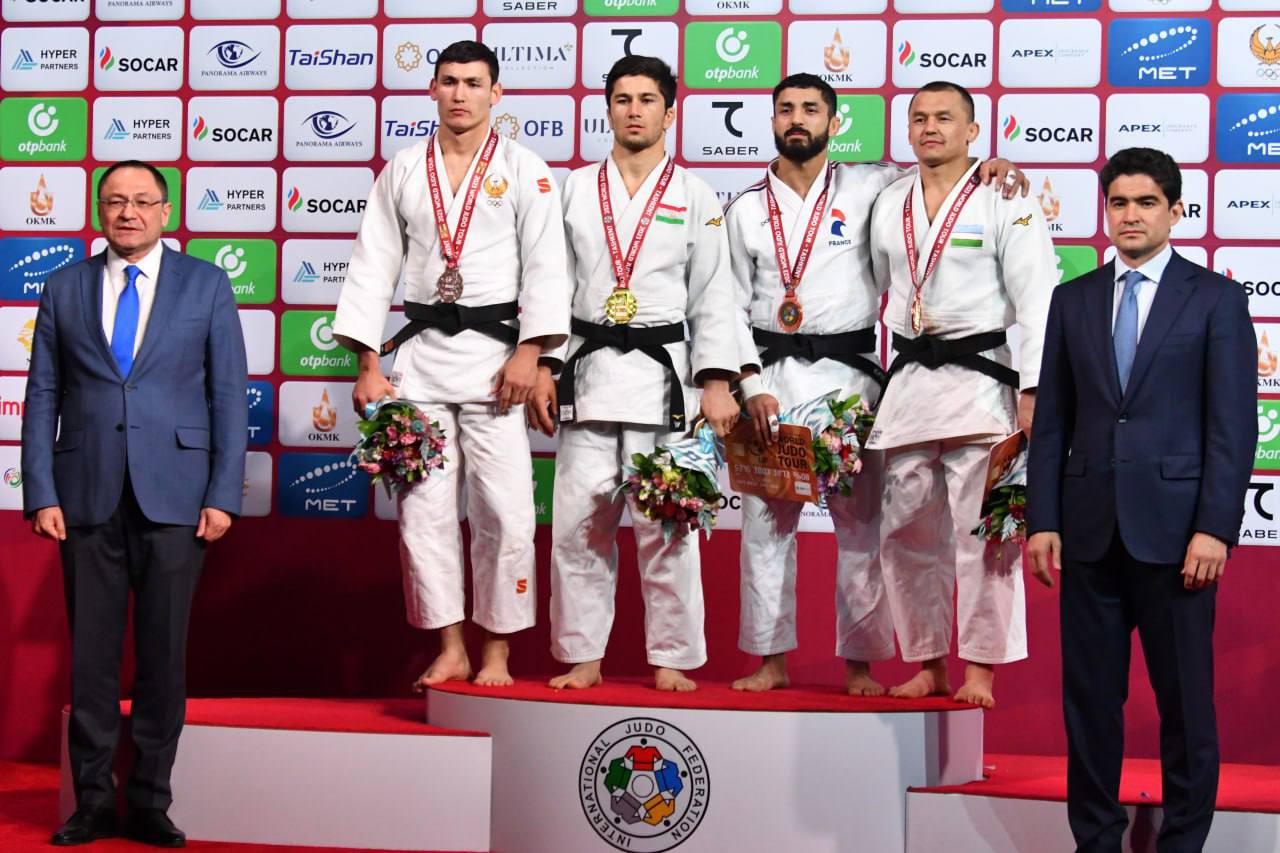 Узбекские дзюдоисты завоевали три медали «Большого шлема»