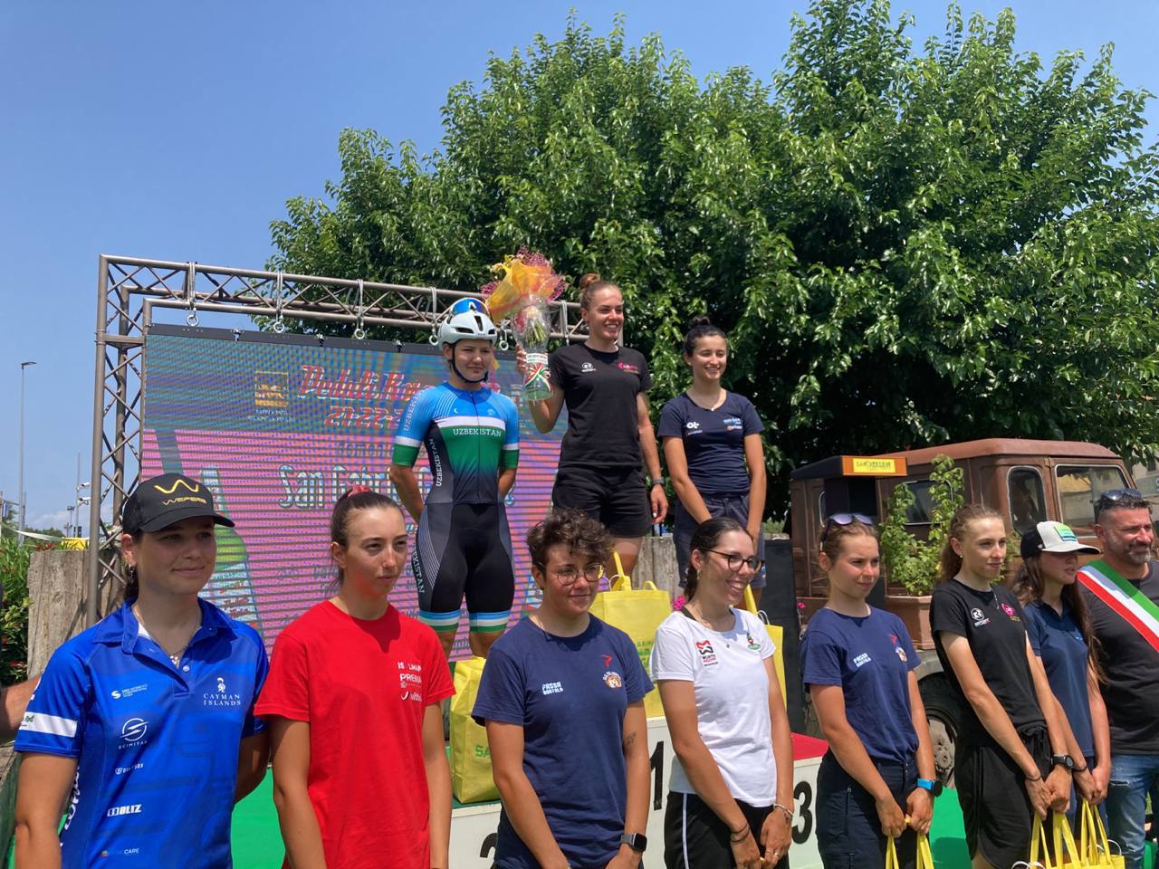 Велогонщица Нафосат Козиева завоевала «серебро» на соревнованиях в Италии