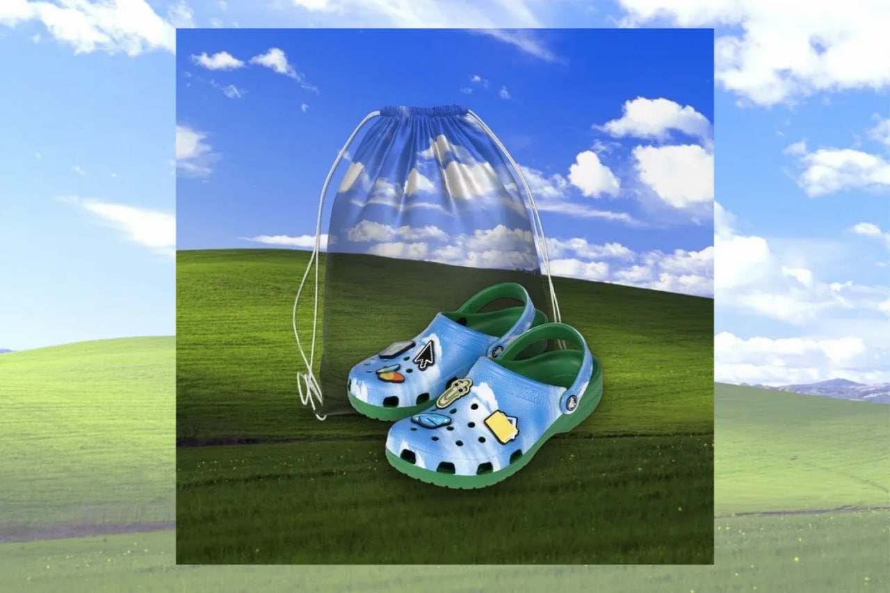 Crocs выпустили обувь, посвященную Windows XP