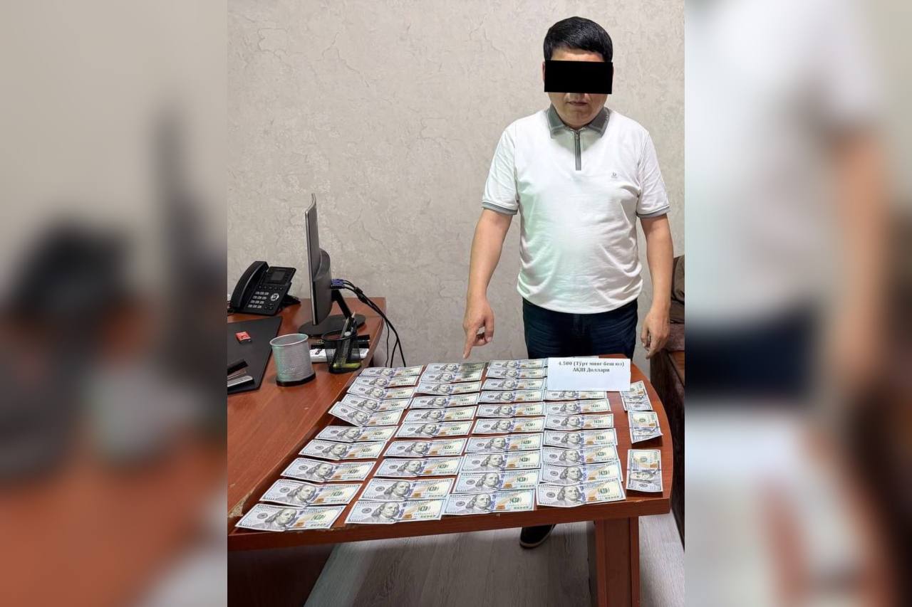 “Energosavdo” yuristkonsulti 5 ming dollar olayotganda ushlandi