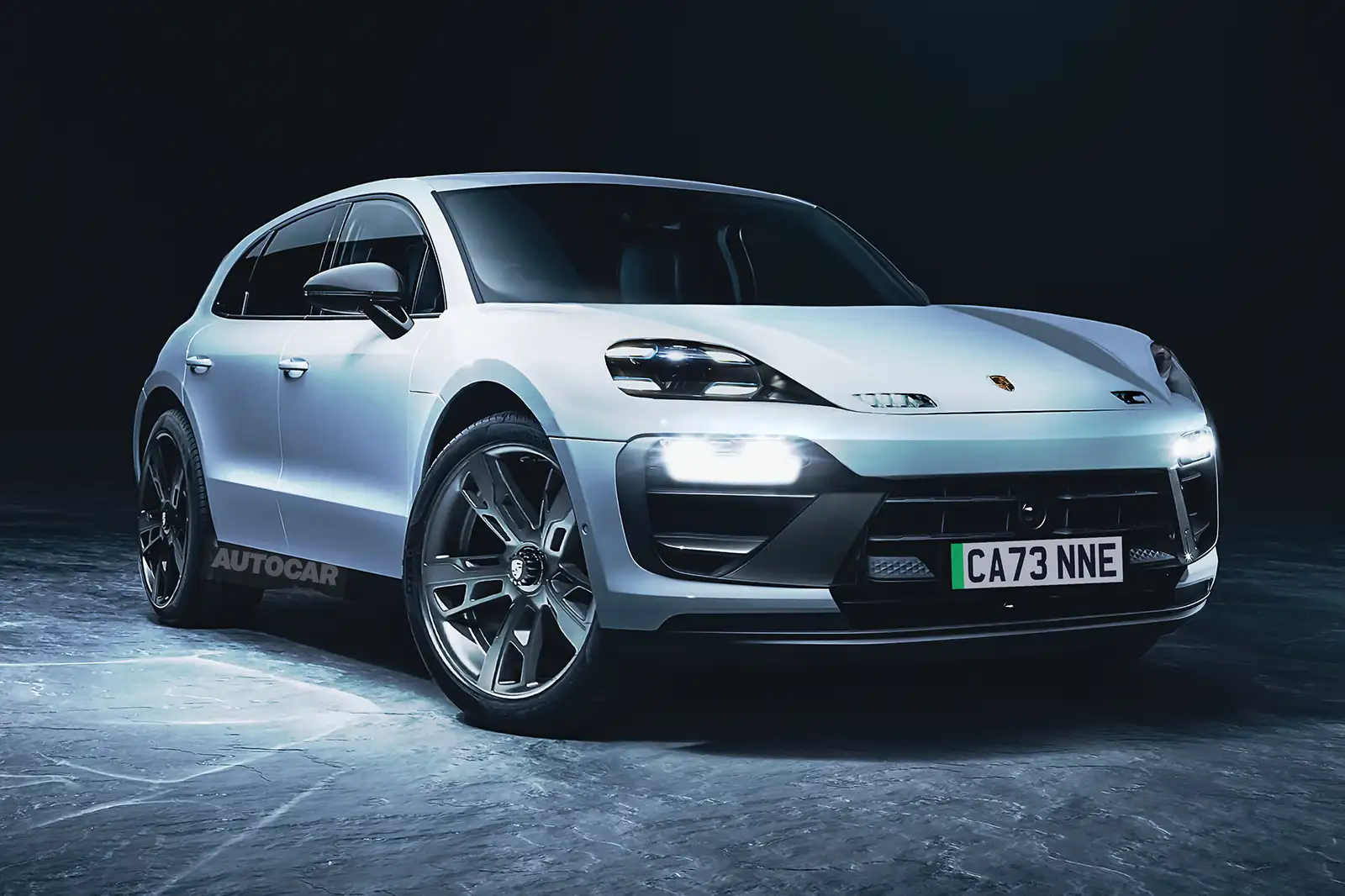 Фотошпионы заметили новый Porsche Cayenne EV на дорожных испытаниях