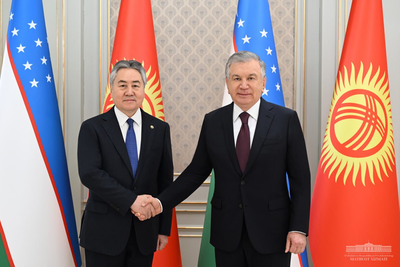 Шавкат Мирзиёев встретился с главой МИД Кыргызстана
