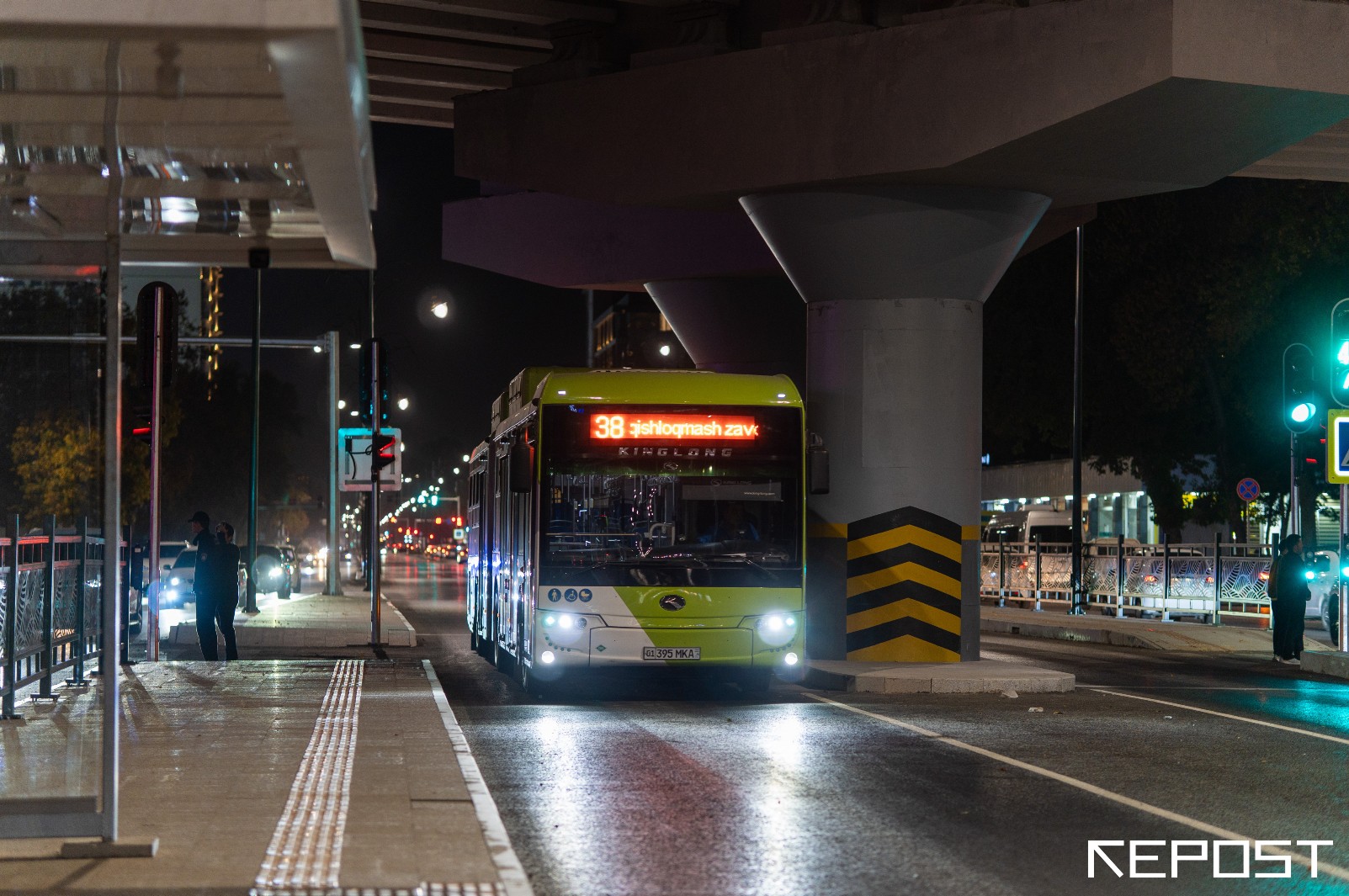 На Новый год автобусы Ташкента будут работать до 01:00