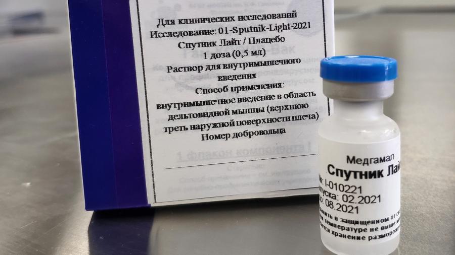 В России зарегистрирована однокомпонентная вакцина «Спутник Лайт»