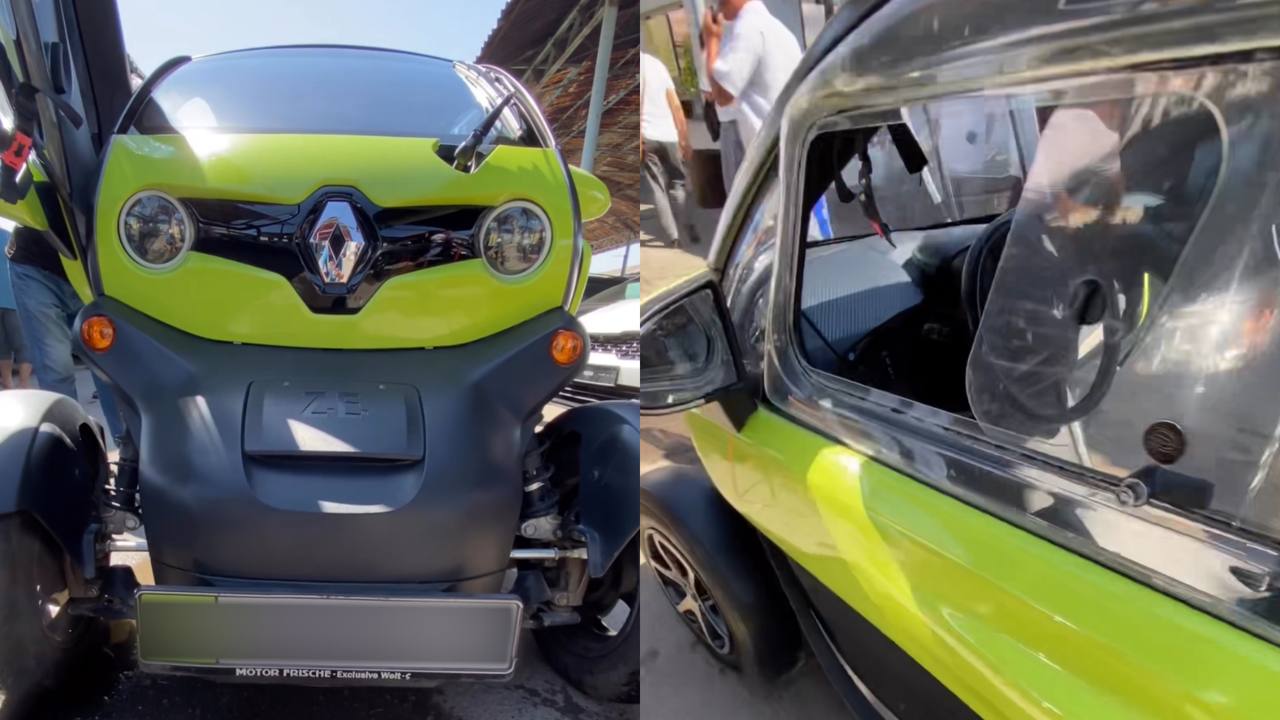 В Ташкенте продают мини-электрокар Renault за $3 000