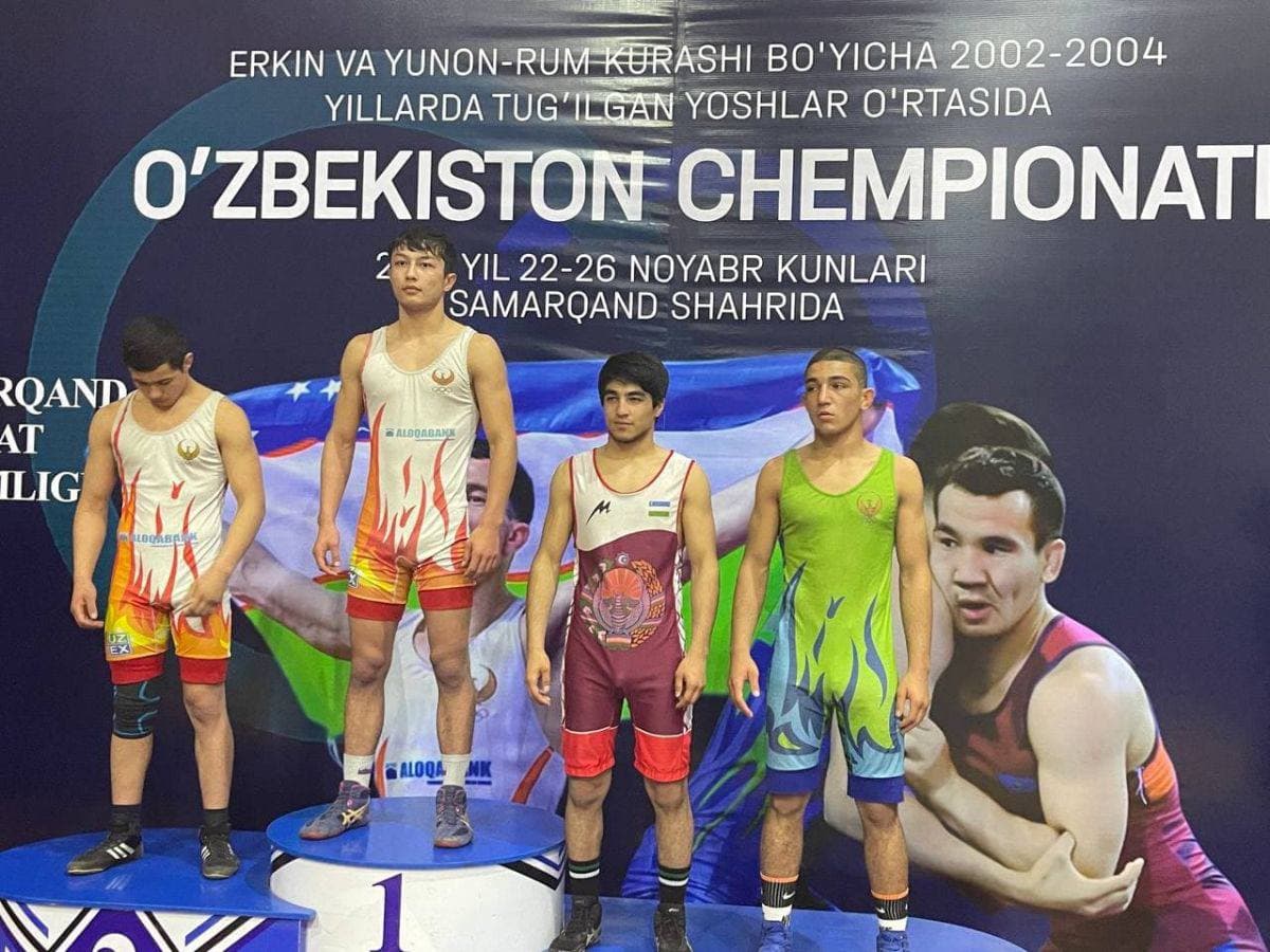 В Самарканде определились первые чемпионы Узбекистана по спортивной борьбе