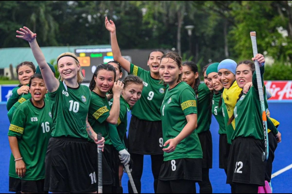 Хоккей на траве: женская сборная Узбекистана впервые завоевала путевку на Азиатские игры