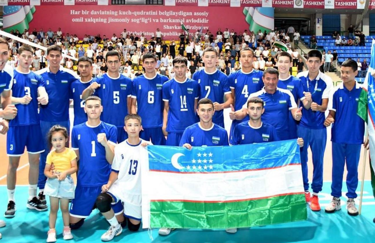 Узбекские волейболисты стали вице-чемпионами Азии