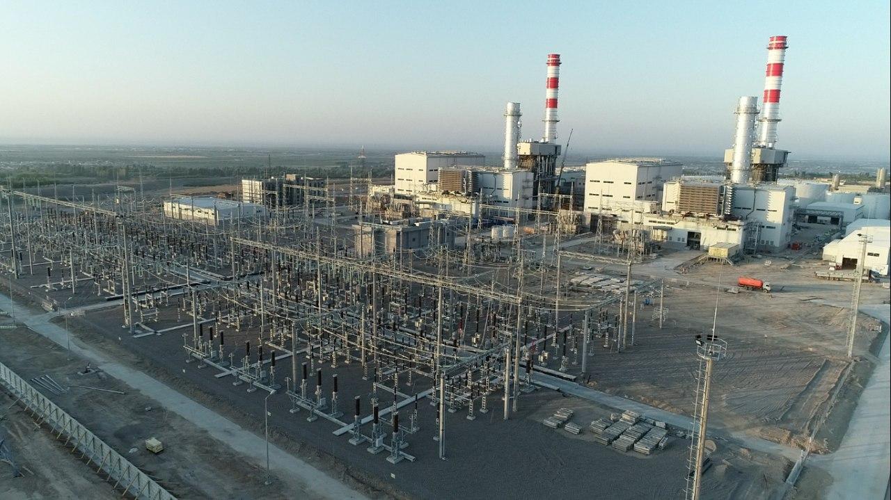 Две парогазовые установки Туракурганской ТЭС заработали после временной остановки