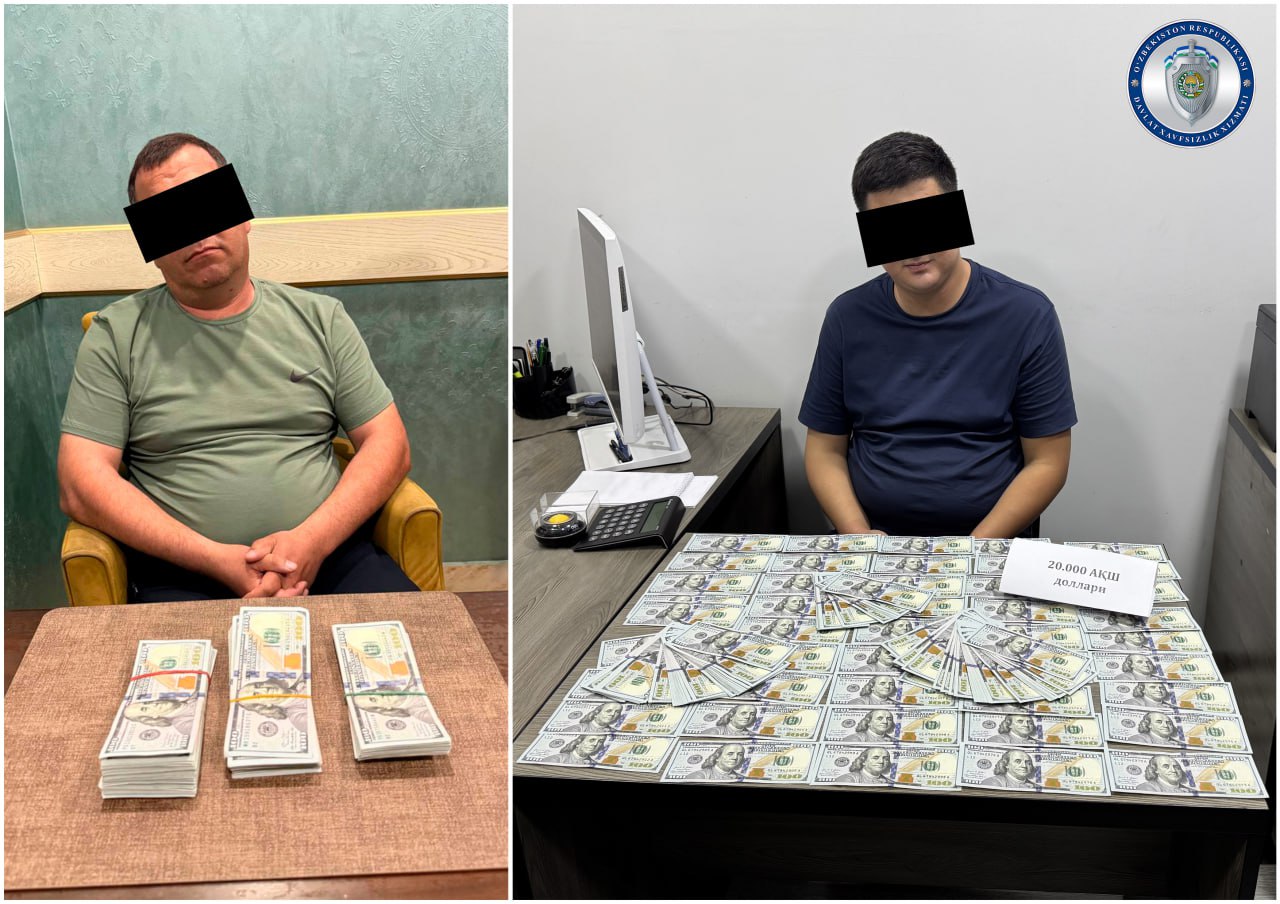 Toshkent viloyatida pora olayotgan 2 nafar ichki ishlar xodimi ushlandi