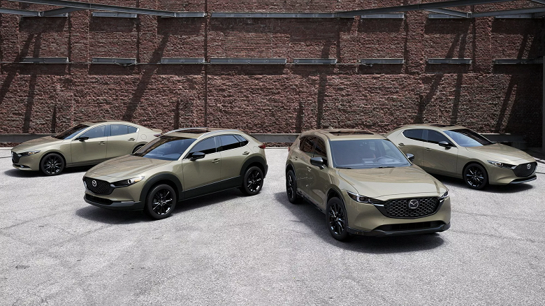 Mazda презентовала новый пакет для Mazda3, CX-30 и CX-5 Carbon Turbo