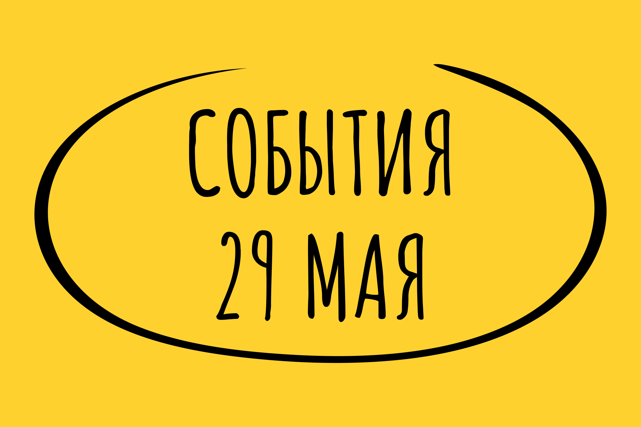 Какие знаменательные события произошли 29 мая