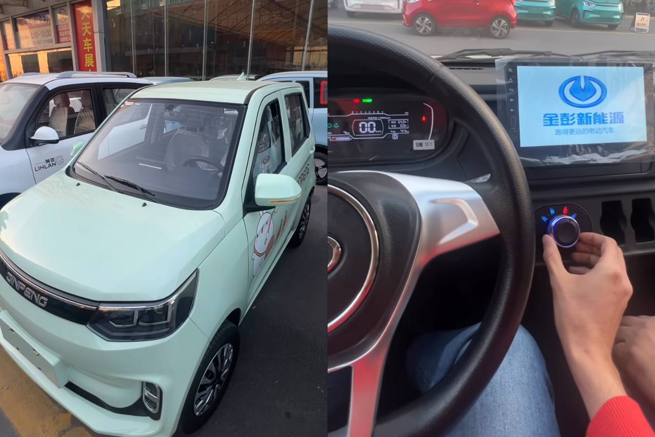 Узбекский автоблогер показал электромобиль за $3 000 с современным оснащением