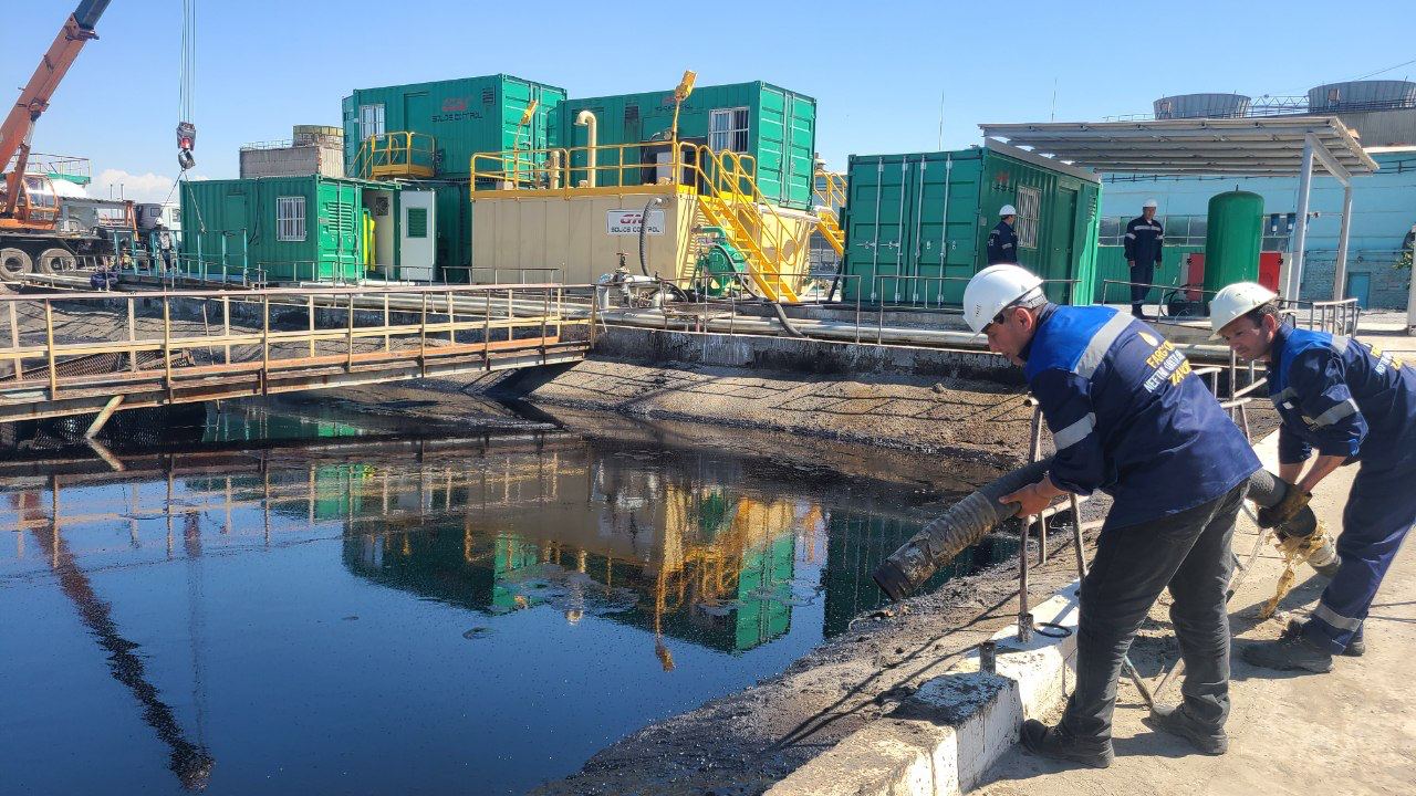 На ФНПЗ введена в эксплуатацию  промышленная установка по переработке нефтяных шламов