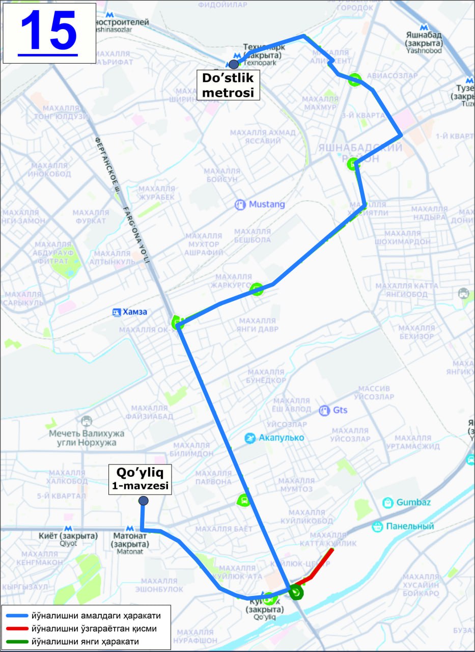 Фото: Управление транспорта Ташкента