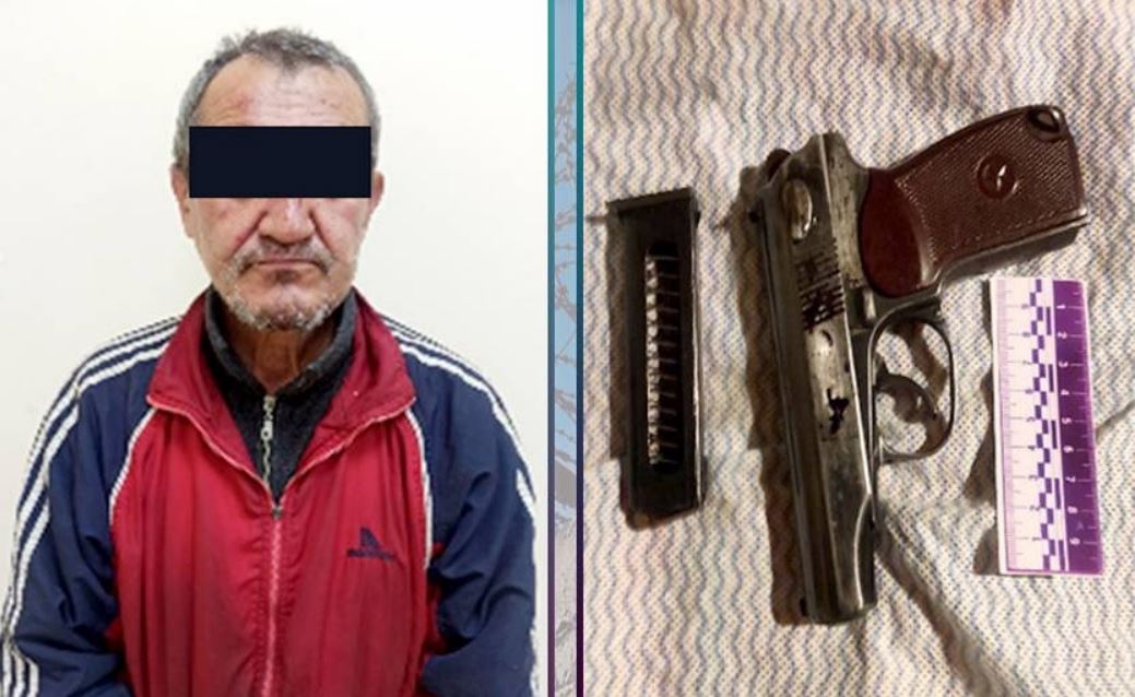 В Ташобласти пенсионер пытался убить знакомого из пистолета