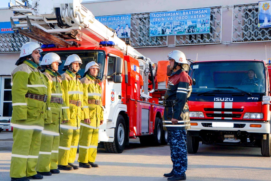 Южная Корея безвозмездно передаст Узбекистану 9 единиц пожарной спецтехники